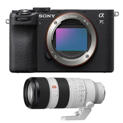 Sony Alpha A7C II Boîtier Noir+Sony FE 70-200mm f2.8 GM OSS II