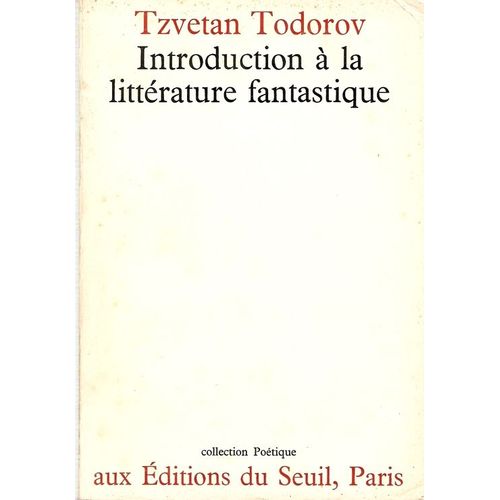Introduction À La Littérature Fantastique