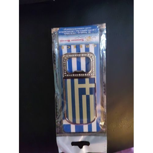 Décapsuleur Ouvre Bouteilles Neuf Grèce Drapeau