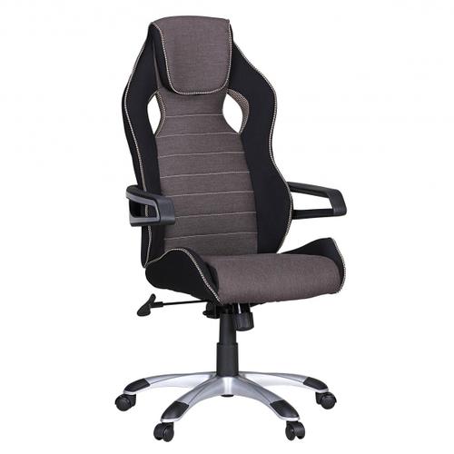 Chaise De Bureau Tissu Fauteuil Ergonomique Siège Pivotante Gaming 120kg