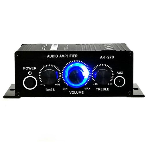 Mini Amplificateur 2 Canaux Clean Sound Puissant Petit Amplificateu...