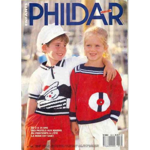 Phildar Mailles Enfants  N° 159 : Des Pastels Aux Marins La Mode Est Gaie