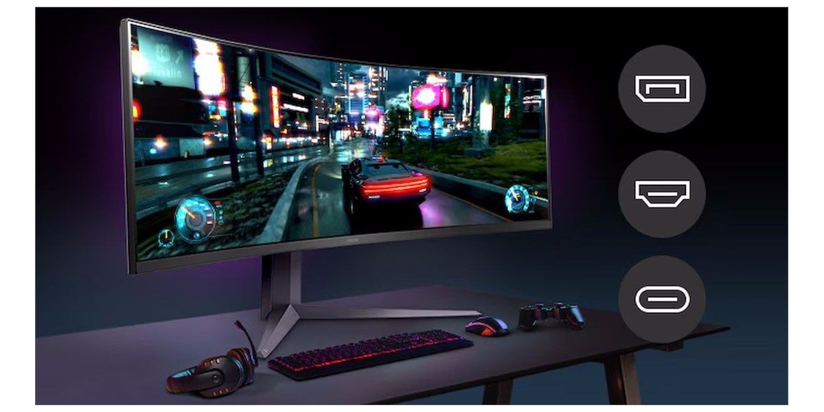 LG UltraGear 45GR75DC-B - �cran LED - jeux - incurv� - 45