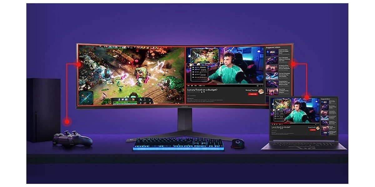 LG UltraGear 45GR75DC-B - �cran LED - jeux - incurv� - 45
