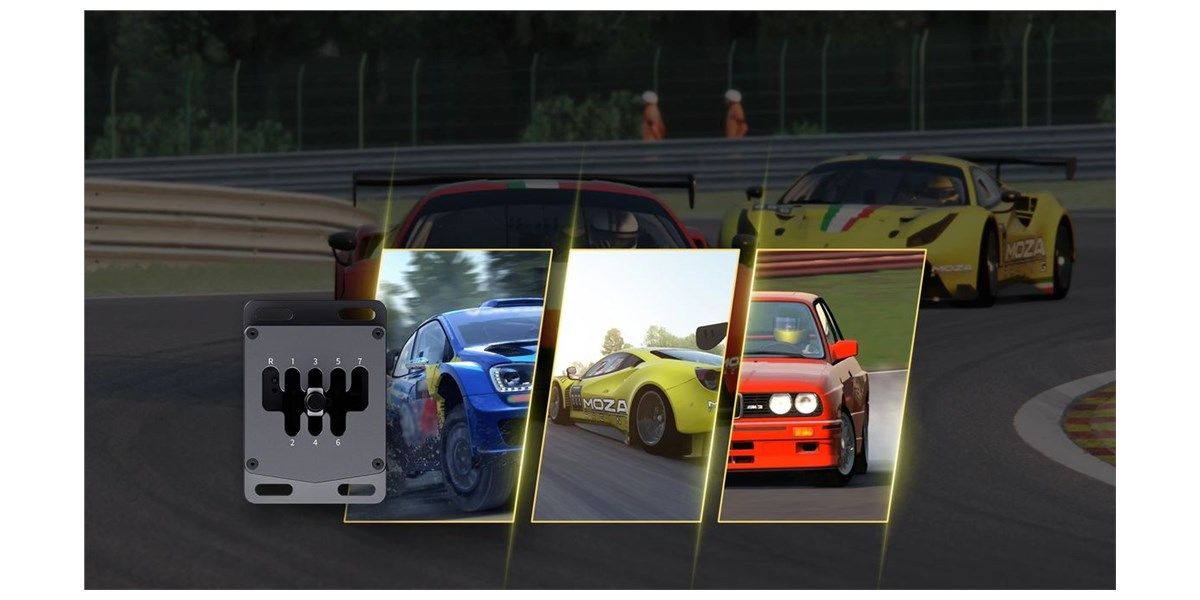 Moza Racing RS039 accessoire pour simulateur de vol/course Levier de vitesse racing add-on image 3 | Rakuten