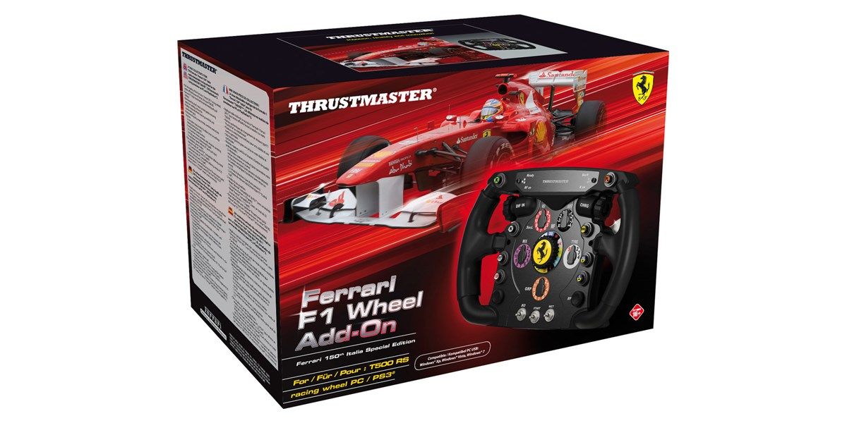Thrustmaster Ferrari F1 Noir RF Volant Analogique PC, PlayStation 4, PlayStation 5, Playstation 3, Xbox image 3 | Rakuten