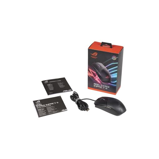 ASUS ROG Strix Impact II - Souris - droitiers et gauchers - optique - 5 boutons - filaire - USB - noir - pour ROG Strix G15; G17; ROG Zephyrus G14; M15; S15; S17; TUF Gaming F17; FX505; TUF505 image 4 | Rakuten