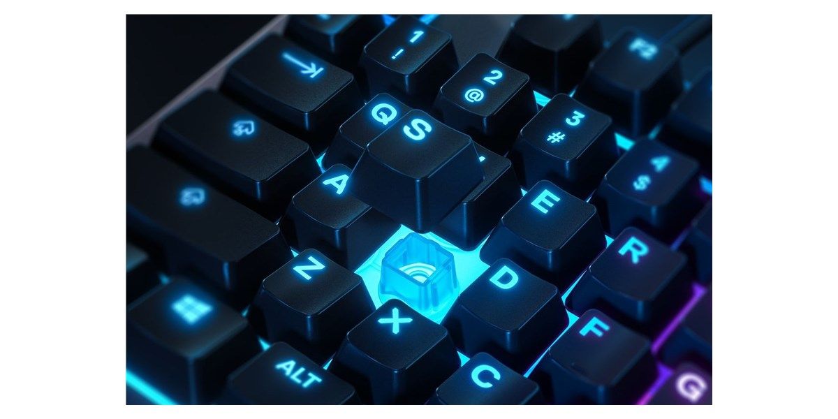SteelSeries Apex 3 - Clavier - r�tro-�clair� - USB - AZERTY - Fran�ais - commutateur : Whisper Quiet Gaming Switch image 1 | Rakuten