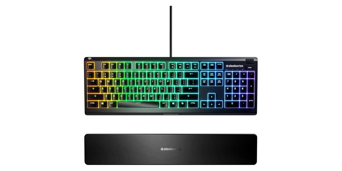 SteelSeries Apex 3 - Clavier - r�tro-�clair� - USB - AZERTY - Fran�ais - commutateur : Whisper Quiet Gaming Switch image 4 | Rakuten