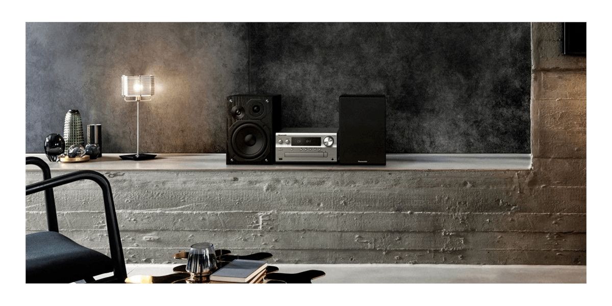 Micro cha�ne Hi-Fi Panasonic Bluetooth SC-PMX802E-S Argent image 1 | Rakuten