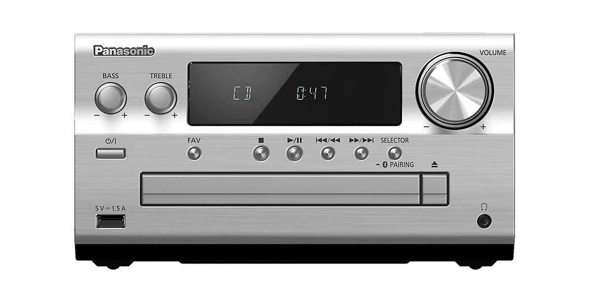 Micro cha�ne Hi-Fi Panasonic Bluetooth SC-PMX802E-S Argent image 2 | Rakuten
