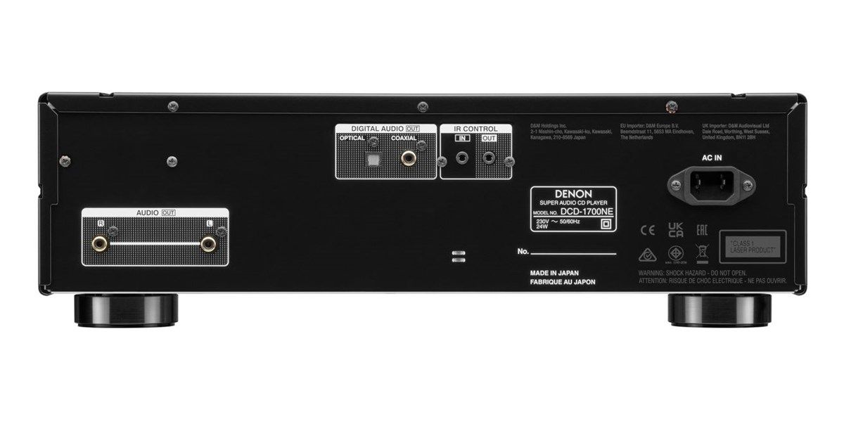 Platine CD DENON DCD1700NE Black image 3 | Rakuten