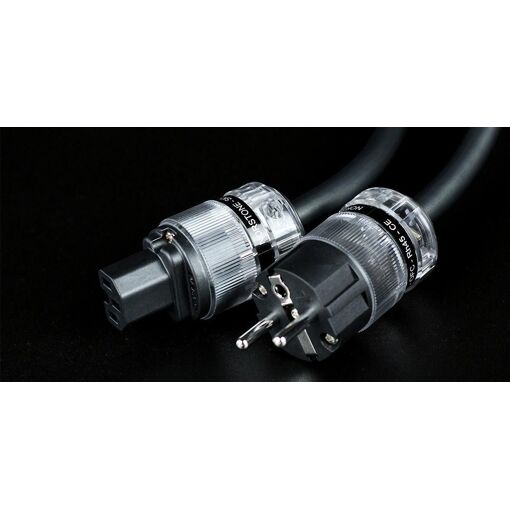 Norstone - C�ble d'alimentation - Black Pear - 1 x prise d'alimentation type Schuko / 1 x connecteur � 3 p�les IEC-C15 - Fiches en cuivre pur plaqu� Rhodium Rh45 image 1 | Rakuten