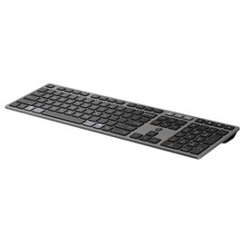 HP 725 - Clavier - multi-appareils, rechargeable, alimenté par SuperCapacitor - full size - sans fil - 2.4 GHz, Bluetooth - Français - noir tombée de nuit