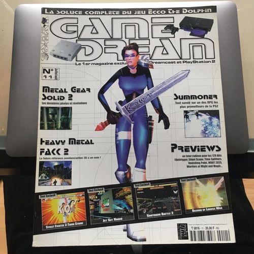 Game Dream 11 : Metal Gear Solid 2, Jet Set Radio, Street Fighter 3 Third Strike...