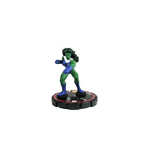 Heroclix - She-Hulk (Affiliation : The Fantastic Four) : Clobberin Time #083 - Expérimenté / Experienced (Cercle Bleu Sur Le Socle)