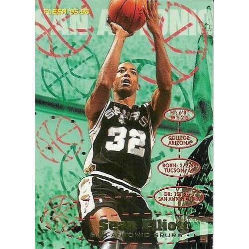 Sean Elliott - Fleer 95-96 - N°168