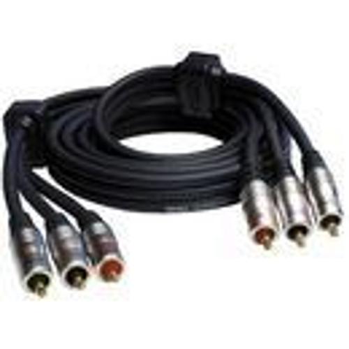 Profigold PGV339 - Cable YUV - 10M - 3xRCA male/male