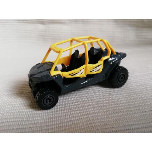 Voiture Buggy Polaris Rzr Jaune 1/64-Majorette