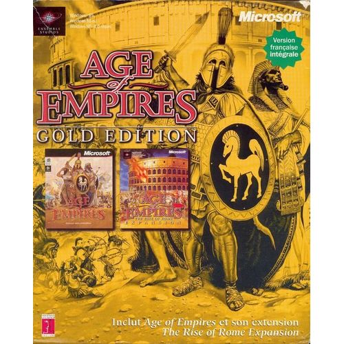 Microsoft Age Of Empires Gold - (Version 1.0 ) - Ensemble Complet - Pc - Cd - Win - Français