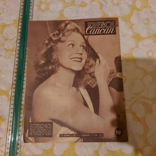 French Cancan Revue N°3 - 1ere Année - Vendredi 11 Mai 1951 -Irène De Trémert-Thilda Tamar-Bourvil-Le Mayol-Dupont Barbès-Cythère-Fernand Trignol-Côte D'azur-Maria Vincent/Lied Bagheera -Jeanine Caire