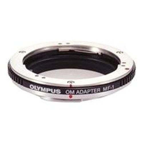 Olympus MF-1 OM Adapter - Bague d'adaptation d'objectif montage Four Thirds - montage OM Olympus - pour Olympus E-3, E-30, E-410, E-420, E-450, E-520, E-600, E-620; EVOLT E-410, E-420, E-520