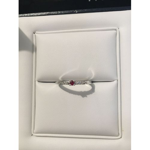 Bague Mauboussin Capsule D?Émotion Or Blanc Rubis