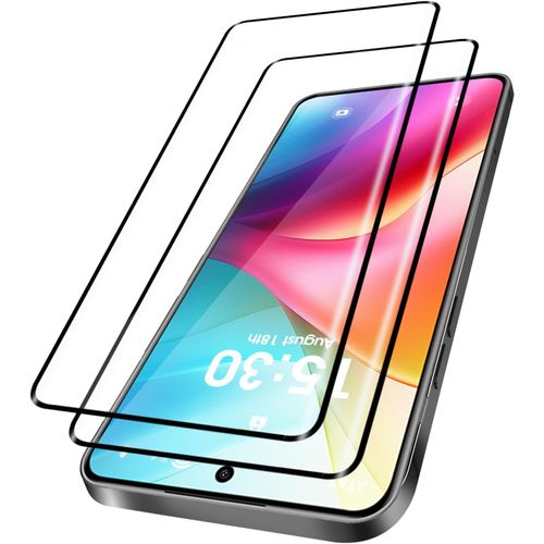 Kal-Lot De 2 Films De Protection D'écran En Verre Trempé Pour Motorola Moto Edge 50 Neo, Dureté 9h, Hd, Sans Bulles, Résistant À L'huile Et Aux Rayures