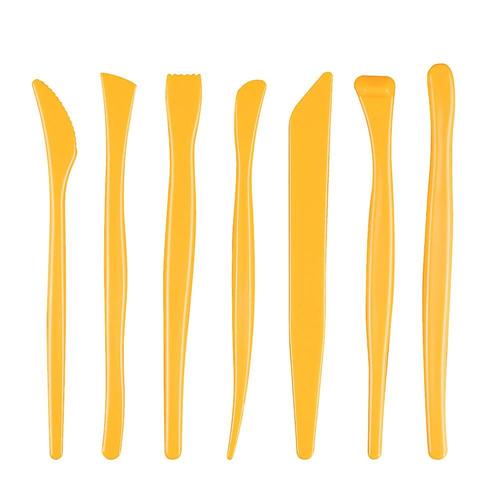 6 Pièces Outils En Argile Polymère Pâte À Modeler Outils De Sculpture Kits Pour Poterie Sculpture Outils De Pointage En Bois 7 Pièces