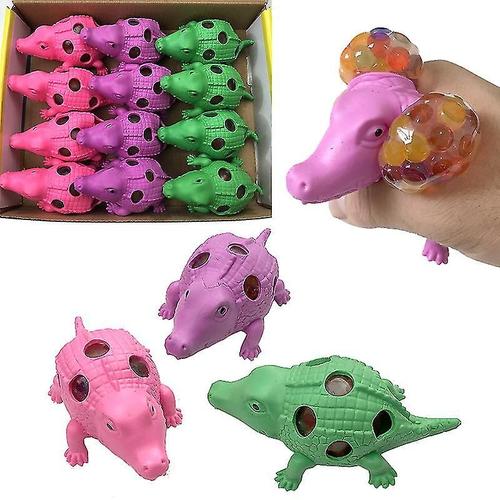 Vent Ball Vent Crocodile Pincement Musique Décompression Boule De Décompression Jouets Pour Enfants 3 Pièces