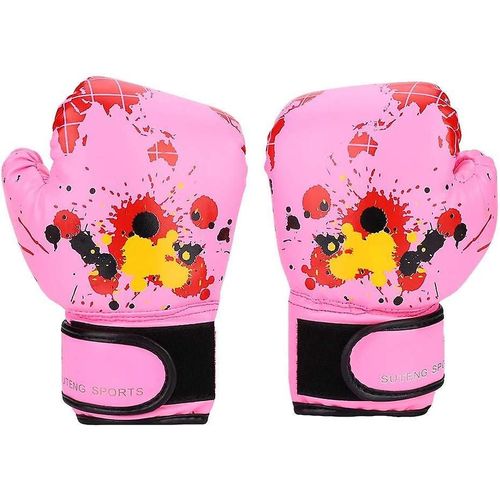 Gants De Boxe Pour Enfants, Gants De Boxe Pour Enfants, Mini Gants De Boxe Junior Pour Garçons Et Filles, Gants D'entraînement Pour La Boxe Rose