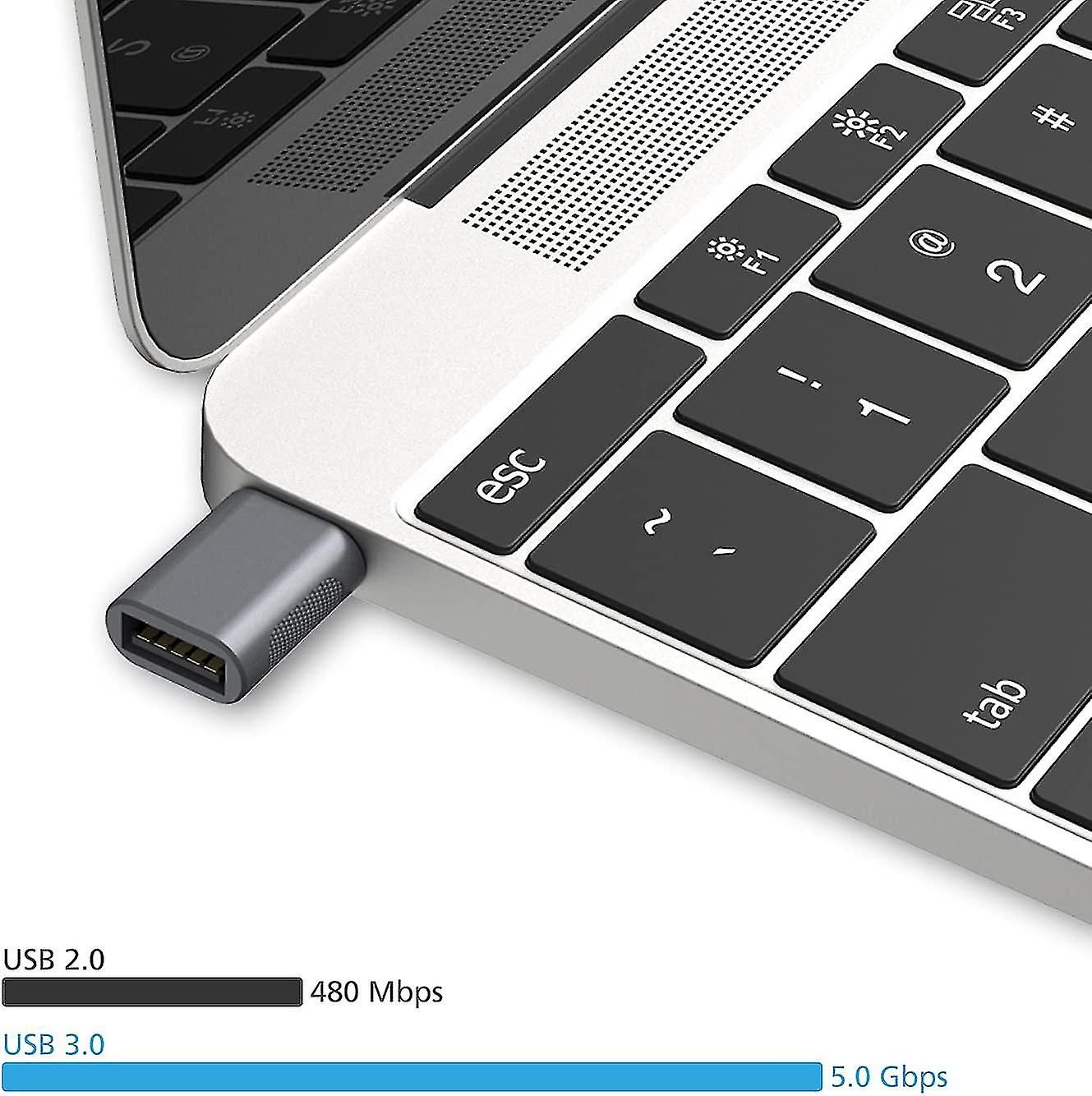 Adaptateur USB-C vers USB 2 pices, adaptateur USB type-c ve... - 4