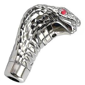 Pommeau De Levier De Vitesse Manuel Cobra, Yeux Led Chromés Universels, Pour Voiture, Levier De Vitesse Serpent