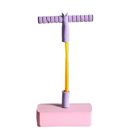 Jouet Pogo Jumper En Mousse Pour Enfants, Pogo Stick Sûr Et Amusant Rose