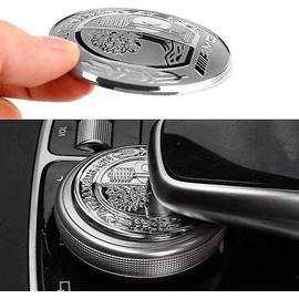 Acheter 4 pièces voiture porte haut-parleur décor couverture haut-parleur  3D garniture autocollant pour Mercedes Benz AMG CE classe W205 W213 GLC  voiture style
