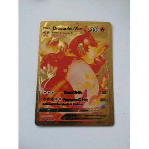 Carte Pokémon Dracaufeu VMAX Officielle version Française 020/189 –  Dracaustore