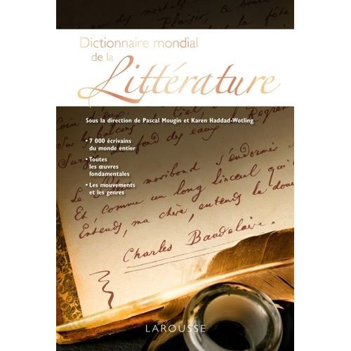 Dictionnaire Mondial De La Littérature