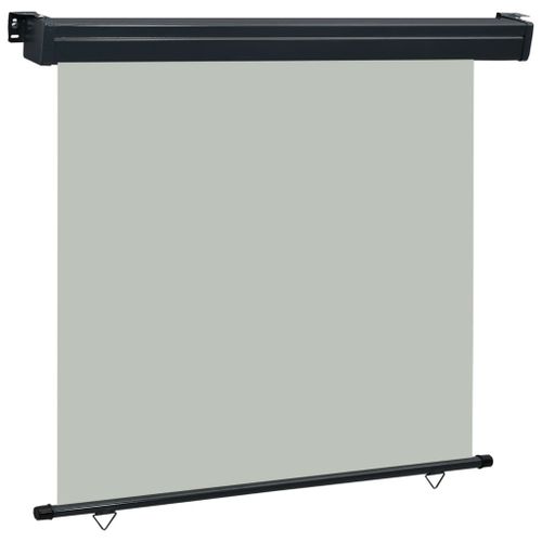 Auvent Paravent Store Brise-Vue Latéral Rétractable De Patio Jardin Terrasse Balcon Protection Visuelle Écran 170 X 250 Cm Gris Helloshop26 02_0007026