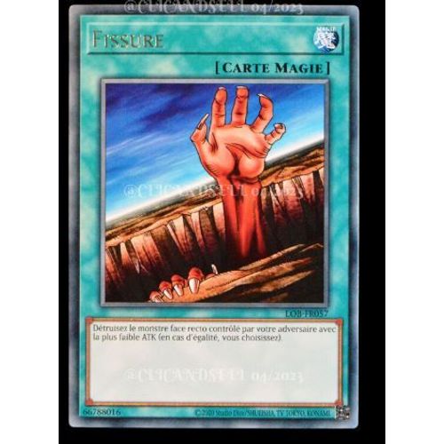 Yu Gi Oh Lob Fr057 Fissure Rare
