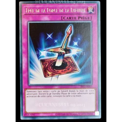 Yu Gi Oh Psv Fr005 Epee De La Force De La Lumière Rare