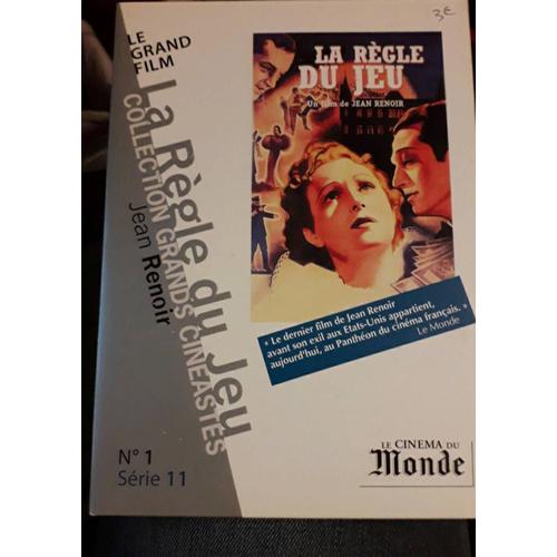Dvd Le Règle Du Jeu Le Monde