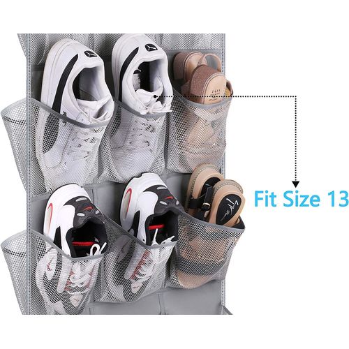 étagère Suspendue avec 30 Poches pour Le Rangement ? Parfaite pour Les Articles bébé ? Rangement Suspendu ? Sac de Rangement Suspendu pour Les Accessoires ? Couleur : Taupe 30 cases des deux côtés