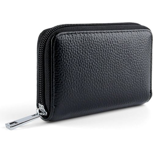 Porte Cartes de Crédit Femme Homme Cuir 26 Fentes (Noir)