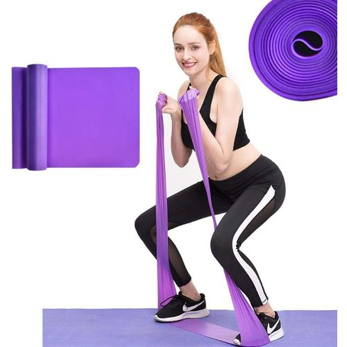 Bande Élastique Fitness Bande De Résistance Latex Naturel Pour Yoga Étirement Flexibilité Pilates Ballet Gymnastique Et Rééducation Façonner