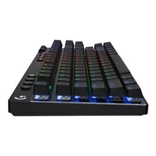 Logitech G PRO X TKL - Clavier - backlit - sans fil - 2.4 GHz, Bluetooth - QWERTZ - Allemand - commutateur : Tactile - blanc