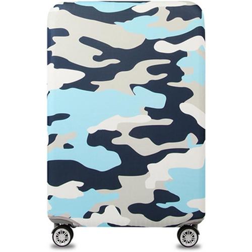 Elastique Housse (Camouflage 2, M (22-24 inch Luggage Case))De Valise Luggage Cover, Protection De Valise Housse Bagage Voyager Protecteur Couverture pour 18-32 Pouce Valise