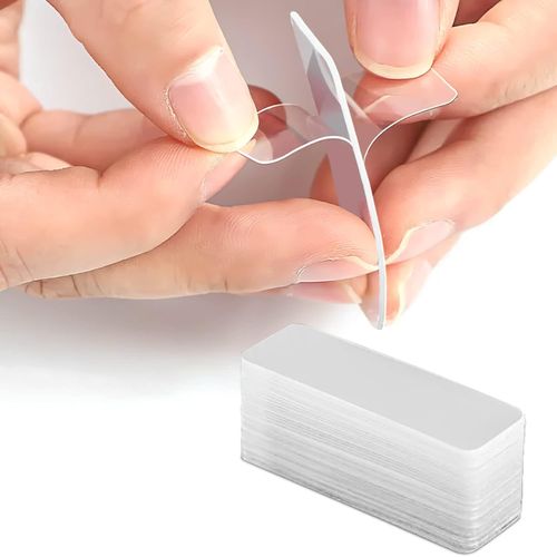 Ruban Adhésif Double Face Extra Fort, ?1.8cm*5cm?60 Pièces Ruban Adhésif Multifonctionnel Et Réutilisable Transparent Lavable Nano Tape Fixation De Divers Objets Dans Voitures, Cuisine, Domicile Ou Bu
