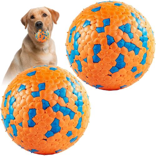 2pcs Balle Chien, Balle Chien Indestructible, Balle Pour Chien, Balle De Tennis Pour Chien, Balle Tennis Chien, Jouet Interactif Chien, Balle Pour Chien Indestructible - ?7 Cm