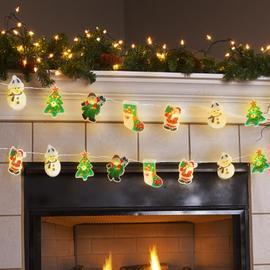 Éclairages LED Piles de Noël Extérieur –