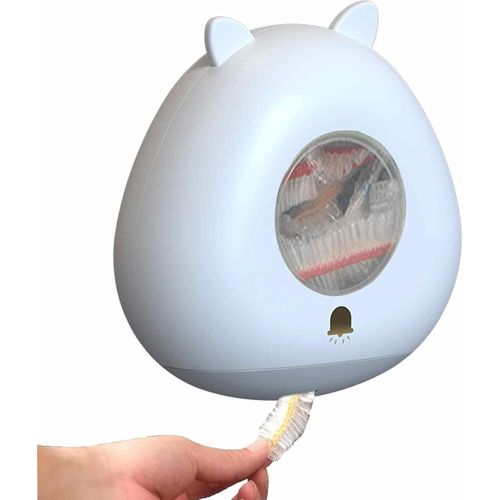 Boîte De Rangement Jetable Pour Film Étirable, Distributeur Mural De Sacs Plastique, Distributeur De Film Alimentaire Avec 100 Housses De Film Alimentaire, Boîte De Rangement Murale De Cuisine